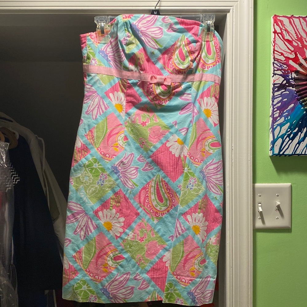 Lily Pulitzer strapless dress